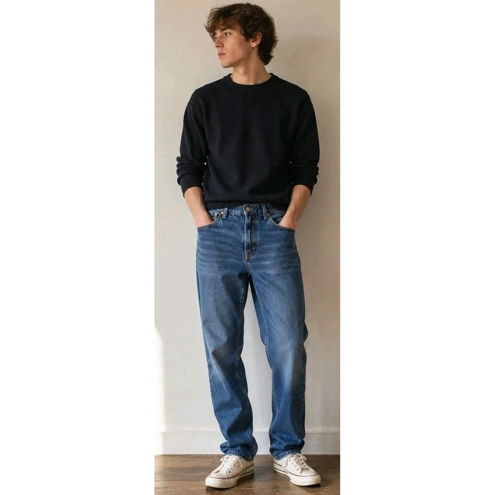 Levi's 501 Original 90's Men's Blue Y2K Straight Leg Jeans Size 33 x 30 Y2K